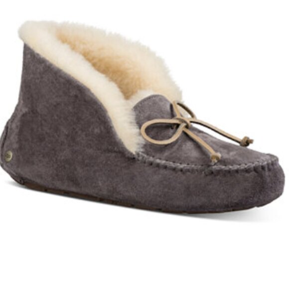 UGG Women's Alena Slippers Size 7 Grey - Picture 1 of 10